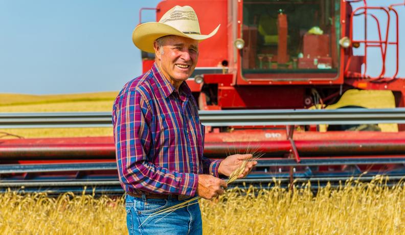 Bob Quinn, regenerative farmer and President and Founder of Kamut International