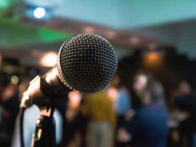 Microphone for In the News