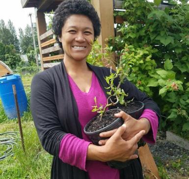 Wombyn's Wellness Garden Founder, Roberta Eaglehorse-Ortiz