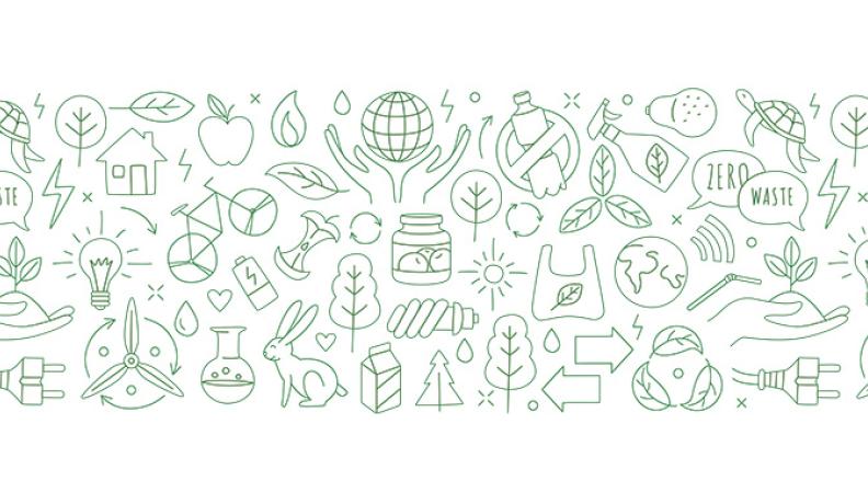 vector if sustainable icons