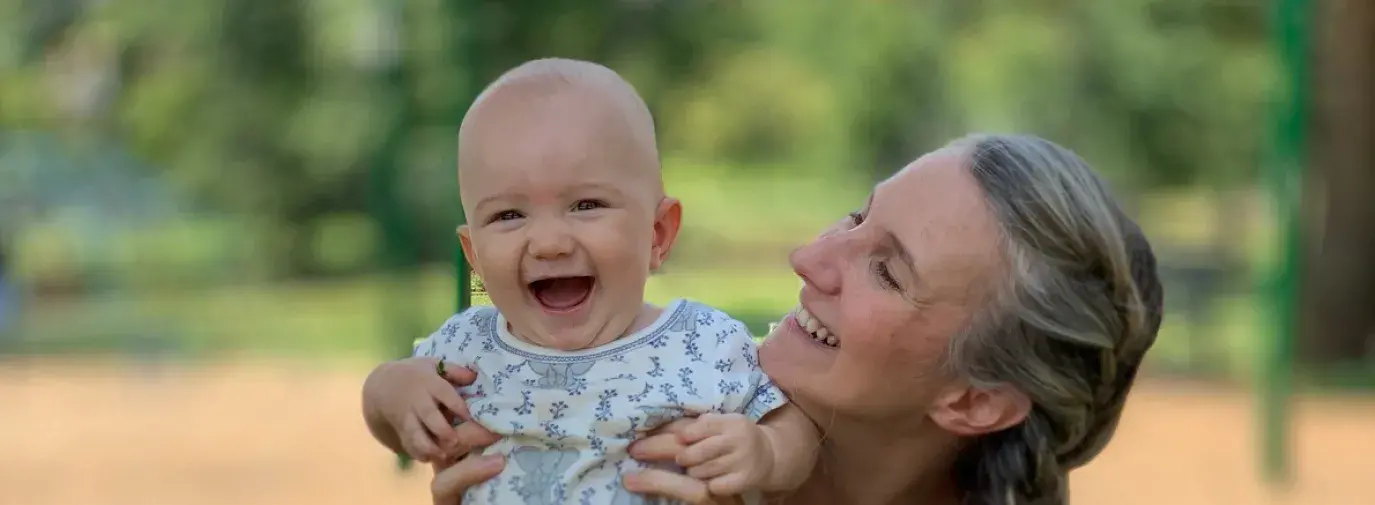 mother and baby child